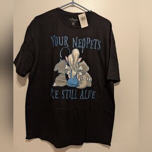 Black Neopets Graphic Tee - Short Sleeve